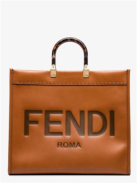 fendi small shopper tote|Fendi sunshine shopper.